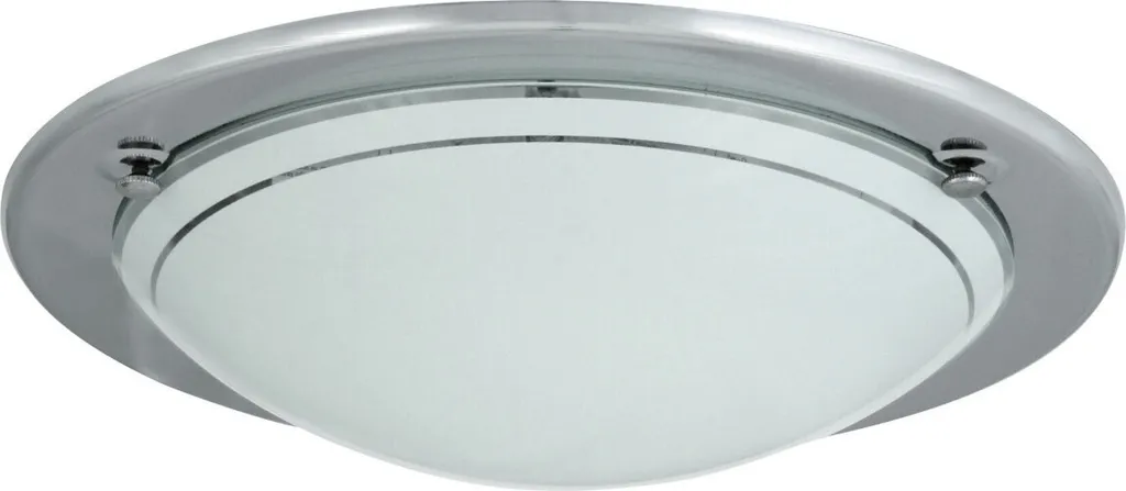 Plafoniera UFO Rabalux 5143 Vetro 38cm E27 2x60W - Facile Montaggio