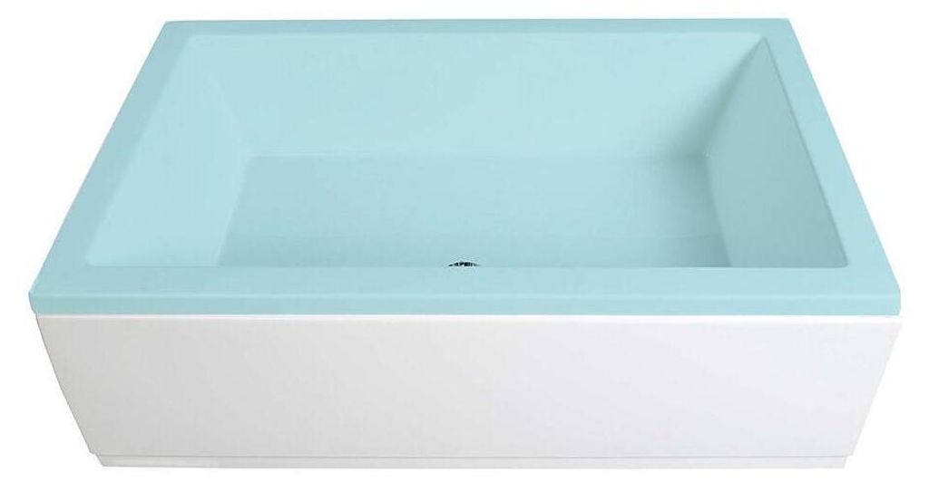 DEEP PLAIN 120, Schürze für Nische, 120x36cm, weiß Produktbild 