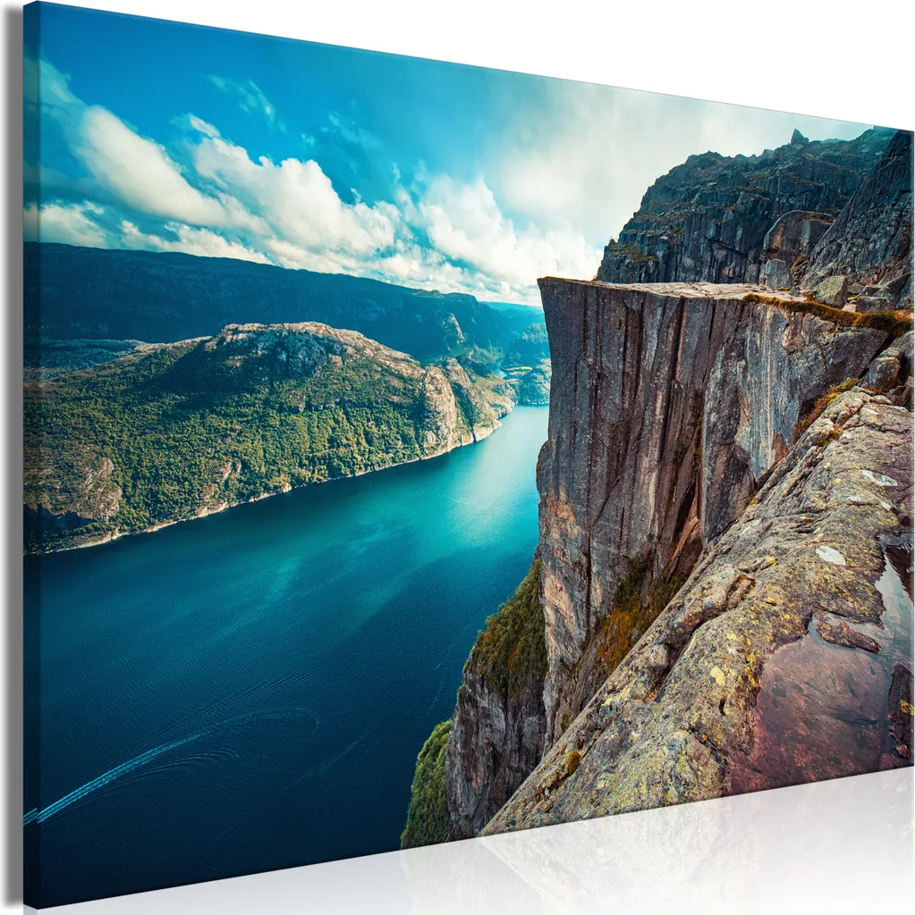 Arredo Parete Città di Roccia 120x80 - Quadro Verticale Moderno