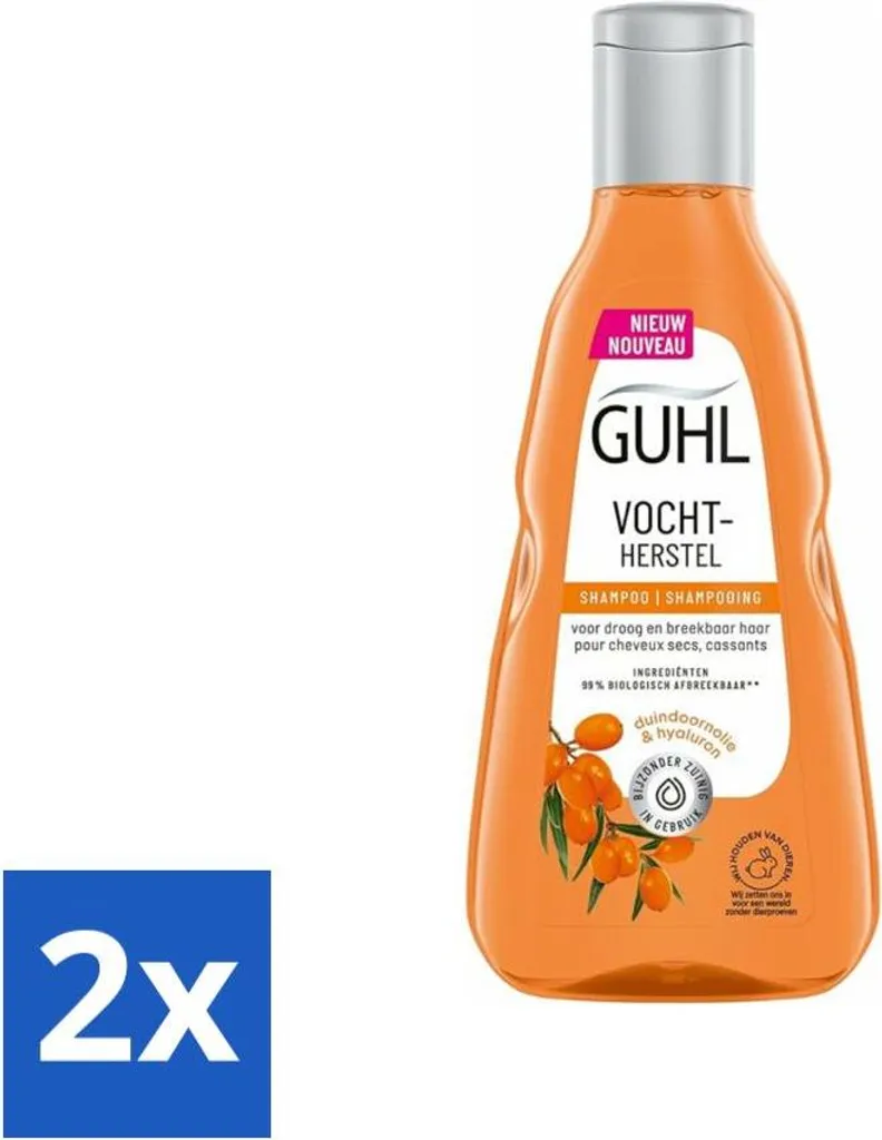 Set 2x Guhl Shampoo Idratazione Profonda 250ml | Capelli Sani e Lucenti