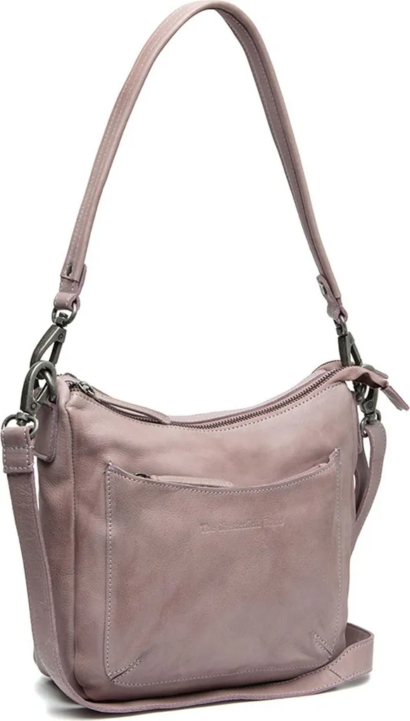 Sac à épaule en cuir Caroline de Chesterfield Brand couleur lilas