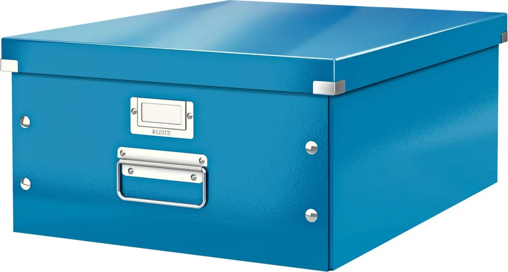 Leitz 60450036 Boîte de Rangement A3 Paysage en Bleu Polypropylène
