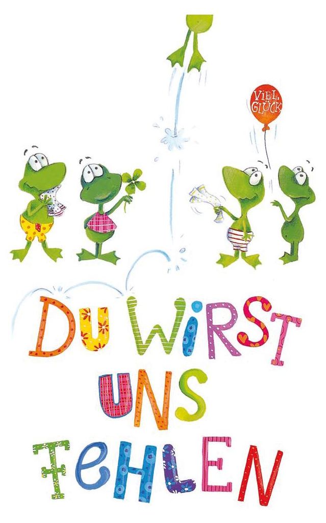 Abschied - Glückwunschkarte im Format 11,5 x 17 cm mit Produktbild 