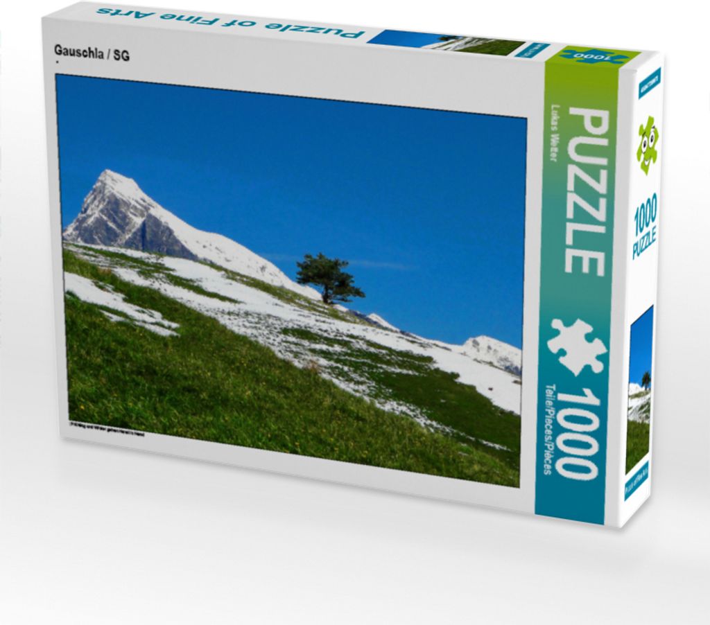 CALVENDO Puzzle Gauschla / SG 1000 Teile Puzzle quer | 1000 Teile Lege-Größe 64x48cm Foto-Puzzle für glückliche Stunden