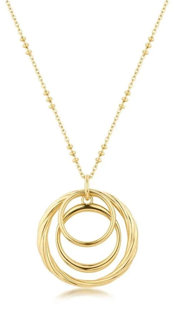 Collier doré Amy BAY07 bijou hypoallergénique résistant ne noircit pas