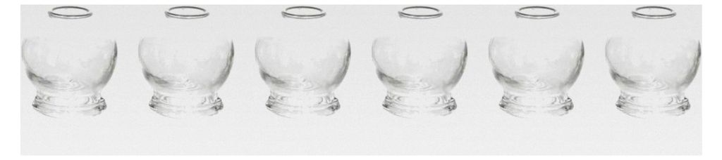 Schröpfgläser aus Glas | Feuer Schröpfen | Set mit 6 Stück | ca. 2,5 cm Ø