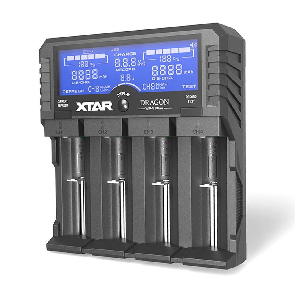 XTAR DRAGON VP4 Plus, Litowo-jonowa (Li-Ion), Zdjęcie produktu 