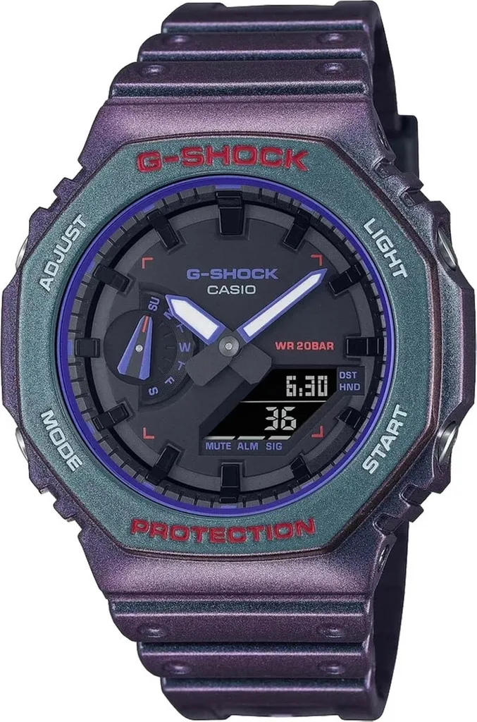 Casio G-Shock GA-2100AH-6AER Multicolore | Orologio CasiOak Gamer Edition
