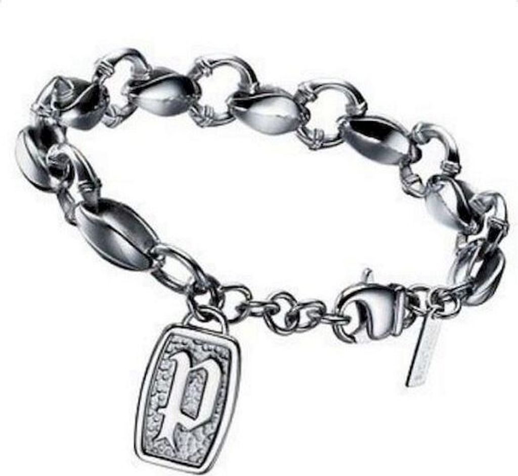 Police Armband Herren Edelstahl Silber KLONDLIKE PJ.20907BSS/01
