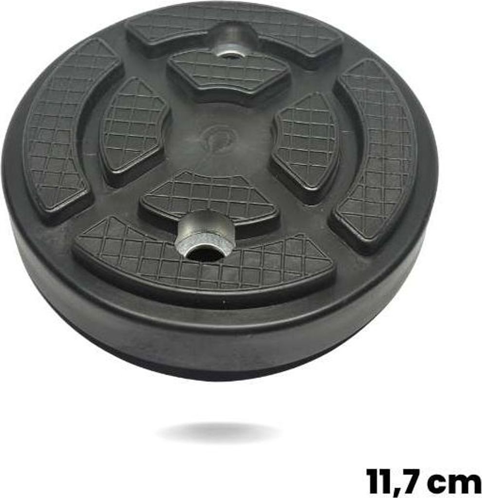 Gummiauflage für Wagenheber 11,7 cm - Schwarz