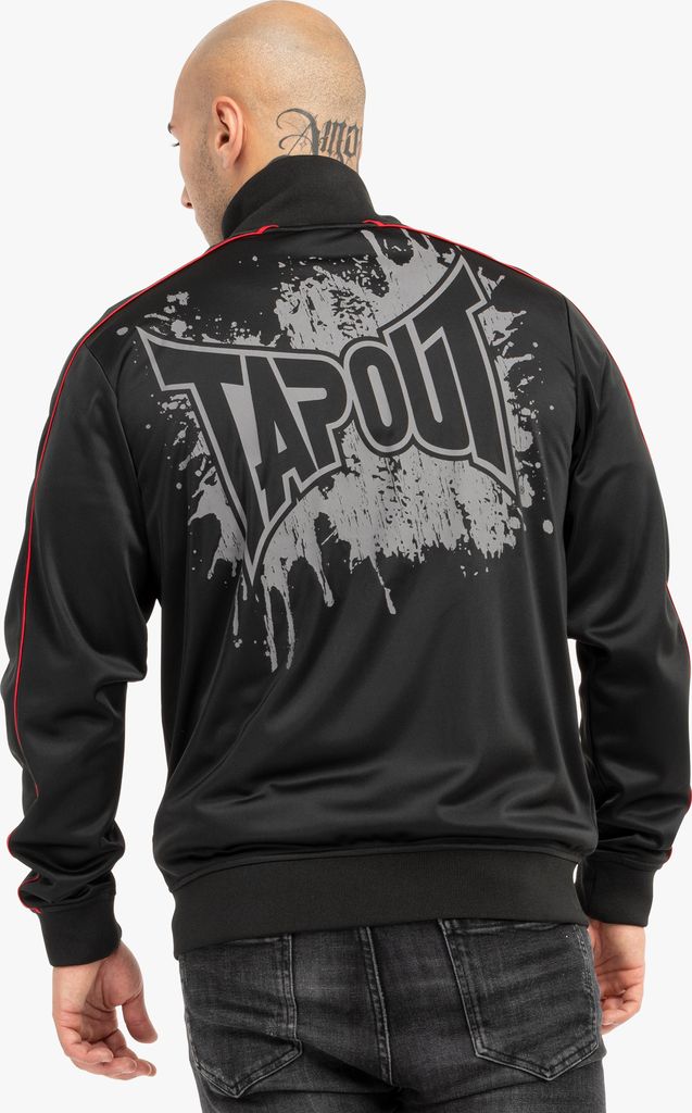 Herren Trainingsjacke normale Passform TARZIANA Black/Grey/Red L Tapout