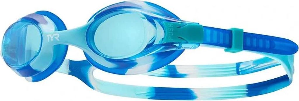 Tyr Swimple Tie Dye Kinderschwimmbrille Blau Jungen,Mädchen Blau One Size