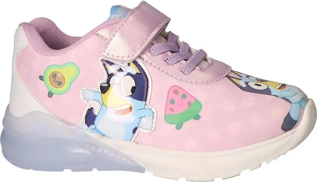 Baskets Bluey Confortables et Faciles à Enfiler Rose Fille Taille 28