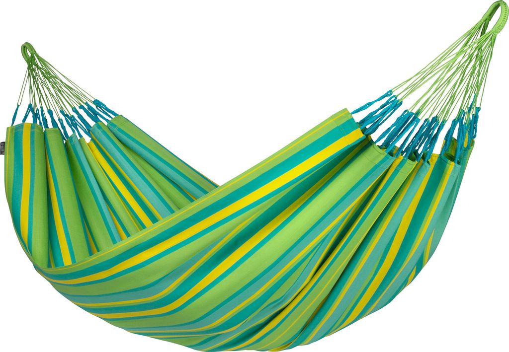 La Siesta Klassiche Doppel-Hängematte Outdoor grün