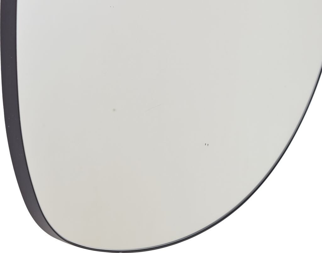 SensaHome Leandro Wandspiegel 120x50cm - Organisches Design In Schwarz