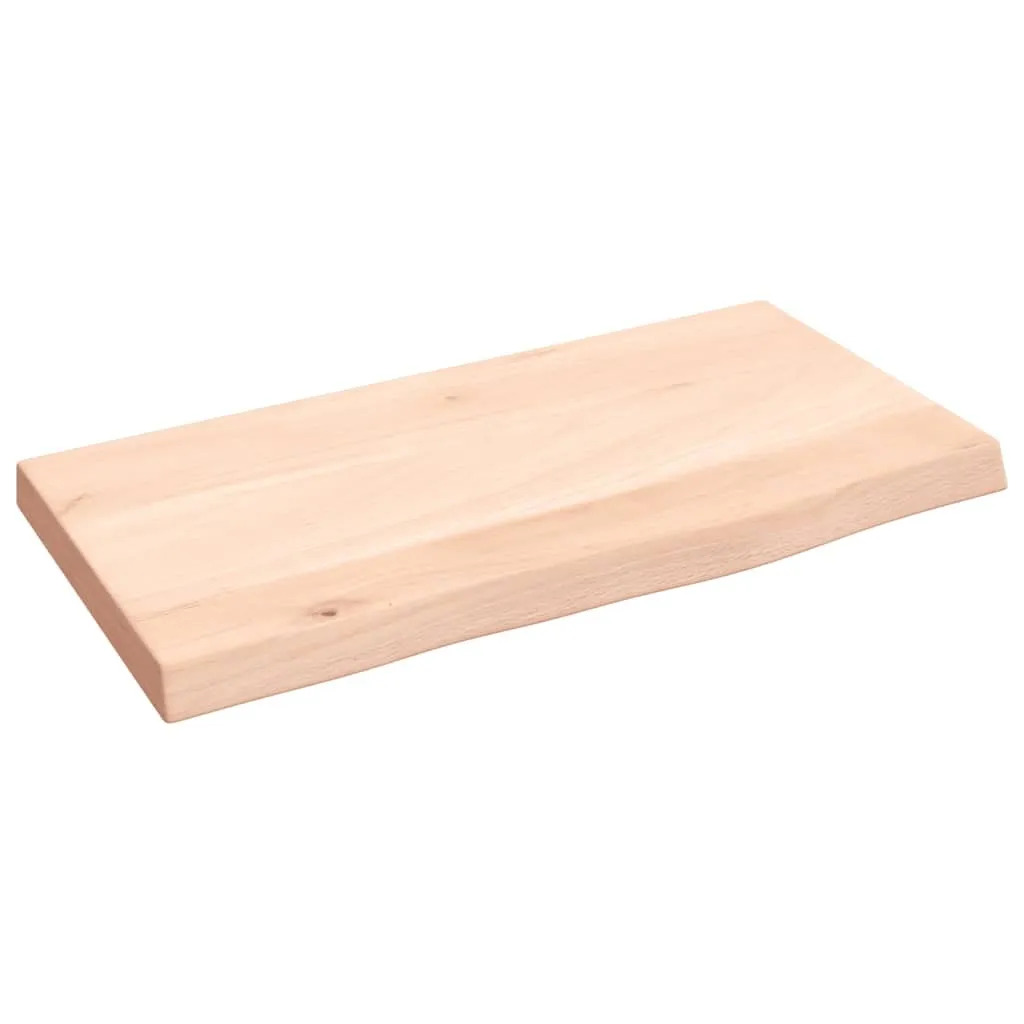 Mensola Design Rovere Massiccio 40x20x2 cm - Scaffale Legno Naturale