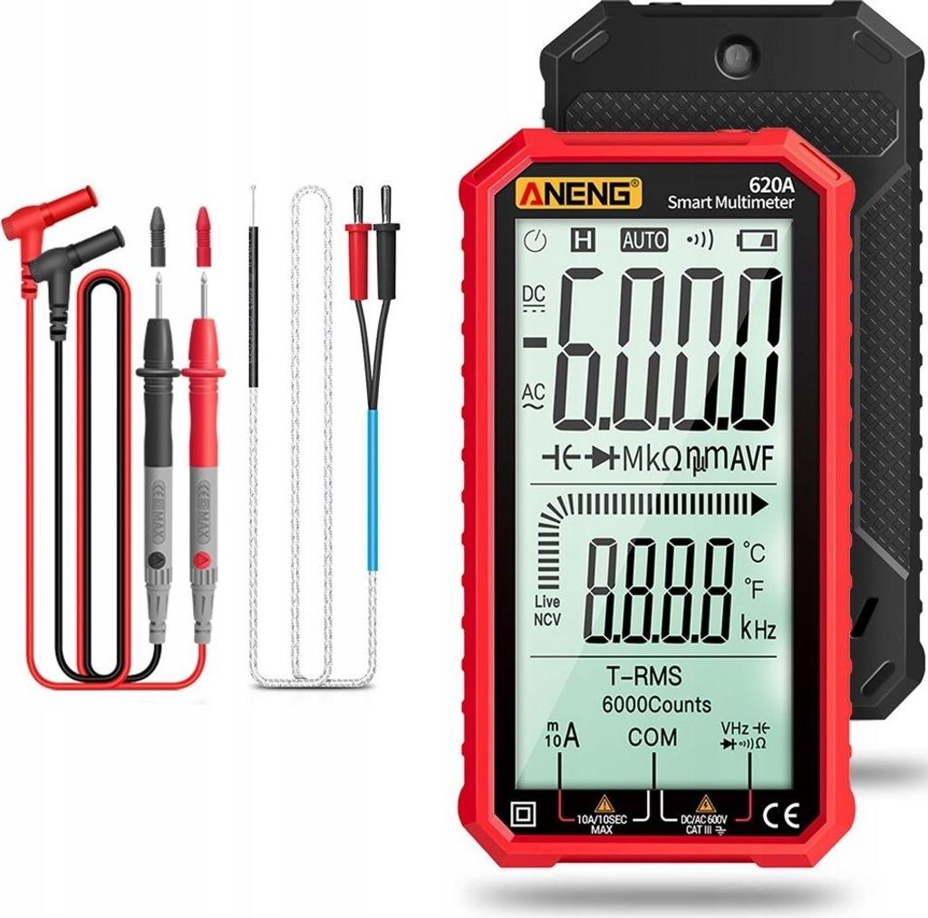Digitales Multimeter, Universal-Messgerät mit LCD-Display Produktbild 