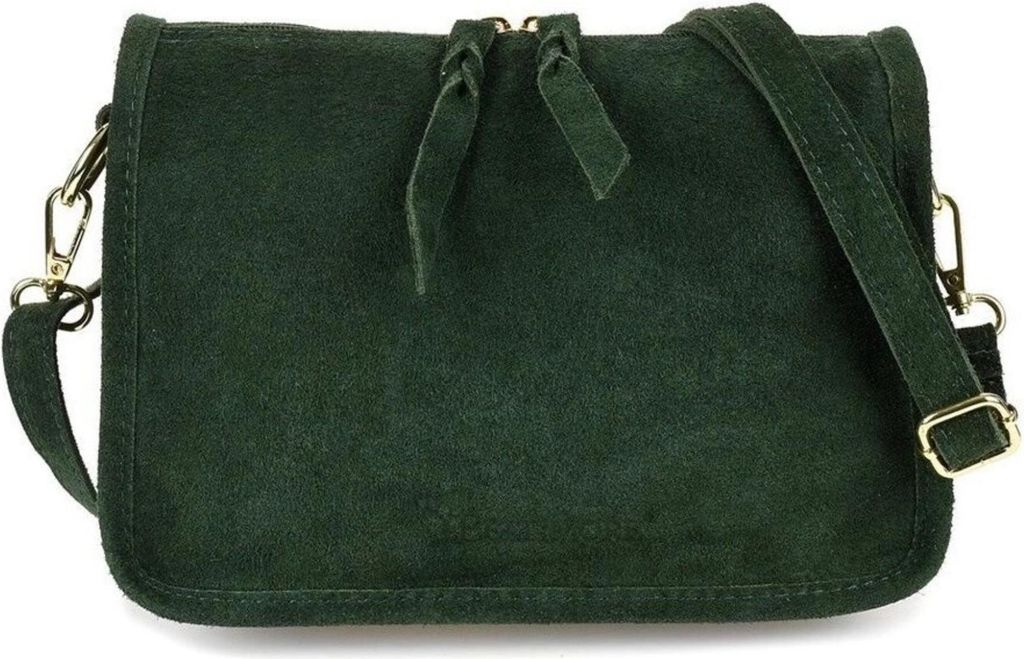 Damen-Umhängetasche aus Leder, Wildlederkoffer Produktbild 