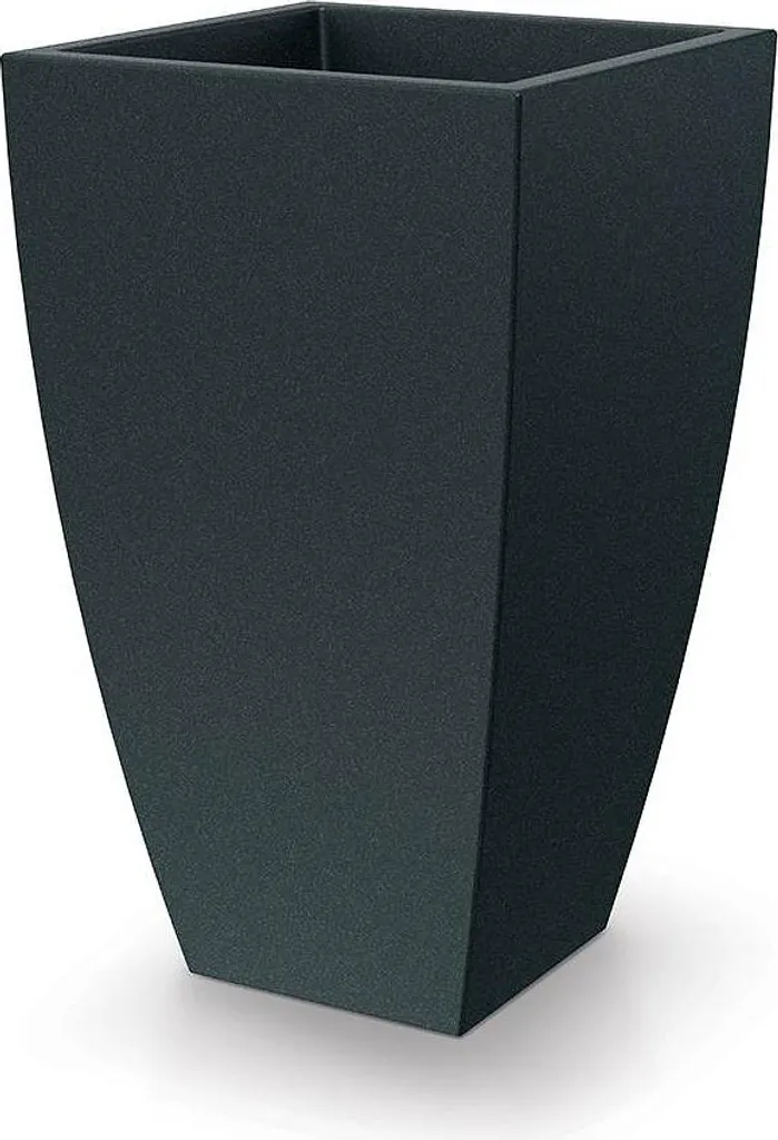Pot de fleurs extérieur MOODA SQUARE 40 cm anthracite pour terrasse et jardin