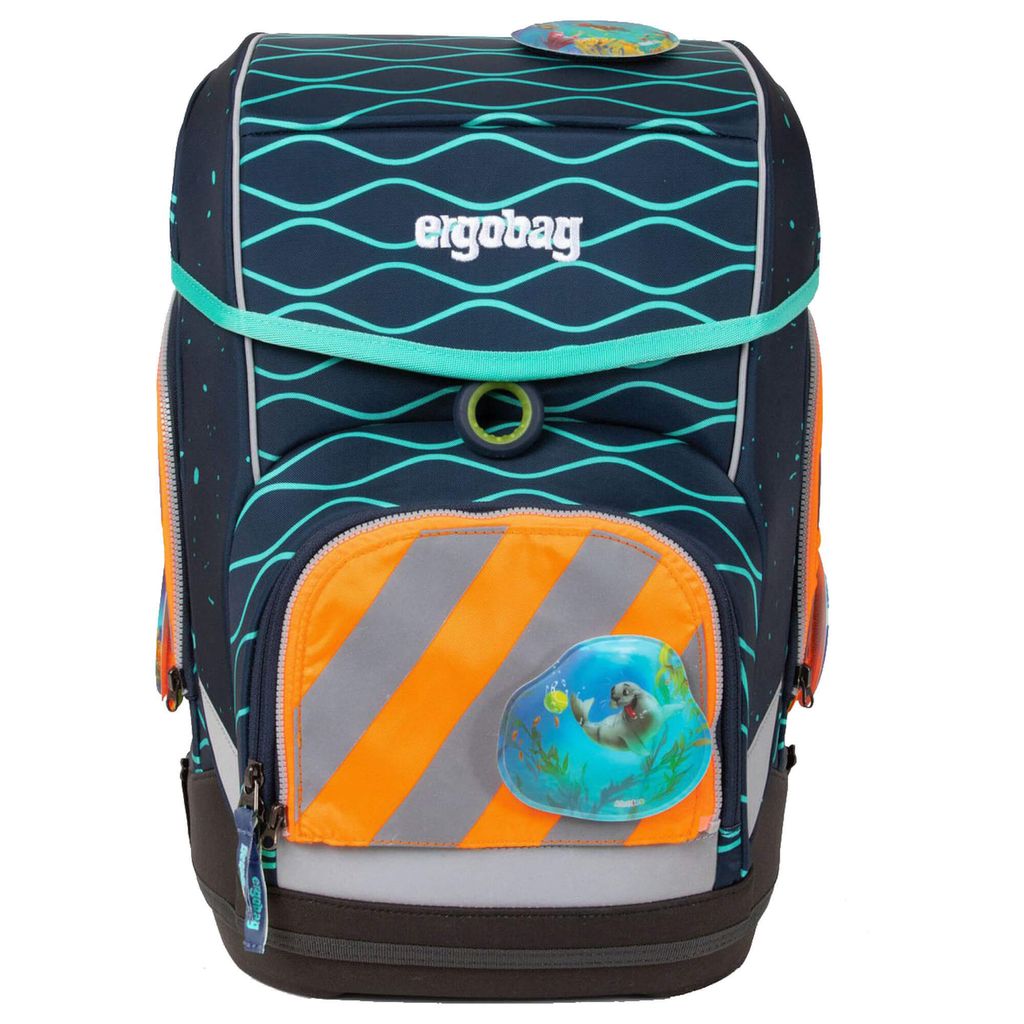 ergobag pack/cubo/cubo light Sicherheitsset 3-tlg. Orange ACHTUNG: nur fü Ranzen