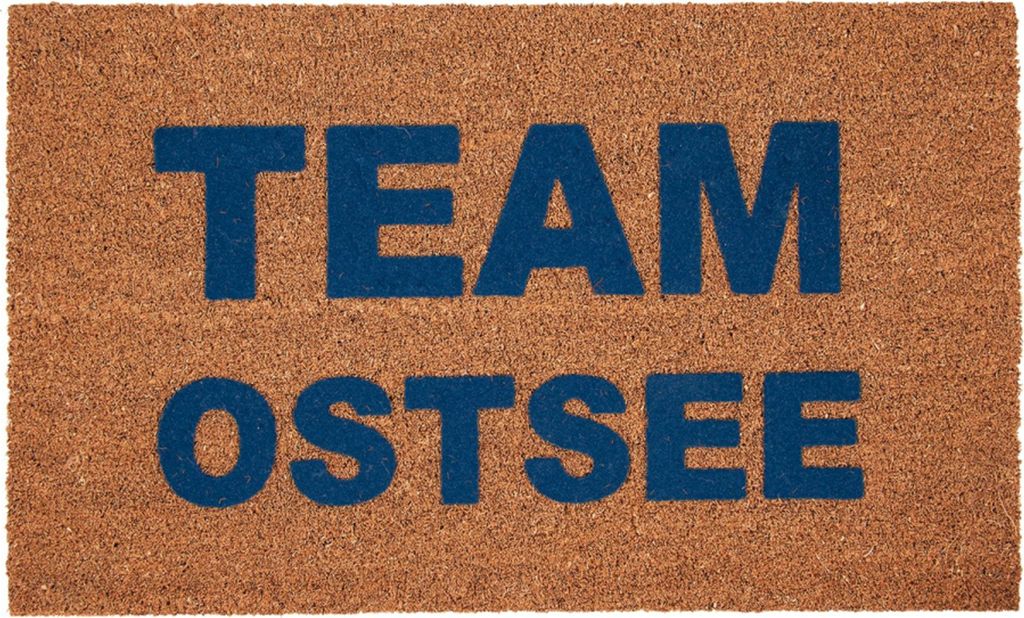 Pad Fußmatte, Kokosmatte, Fußabtreter TEAM OSTSEE 45 x 75 cm