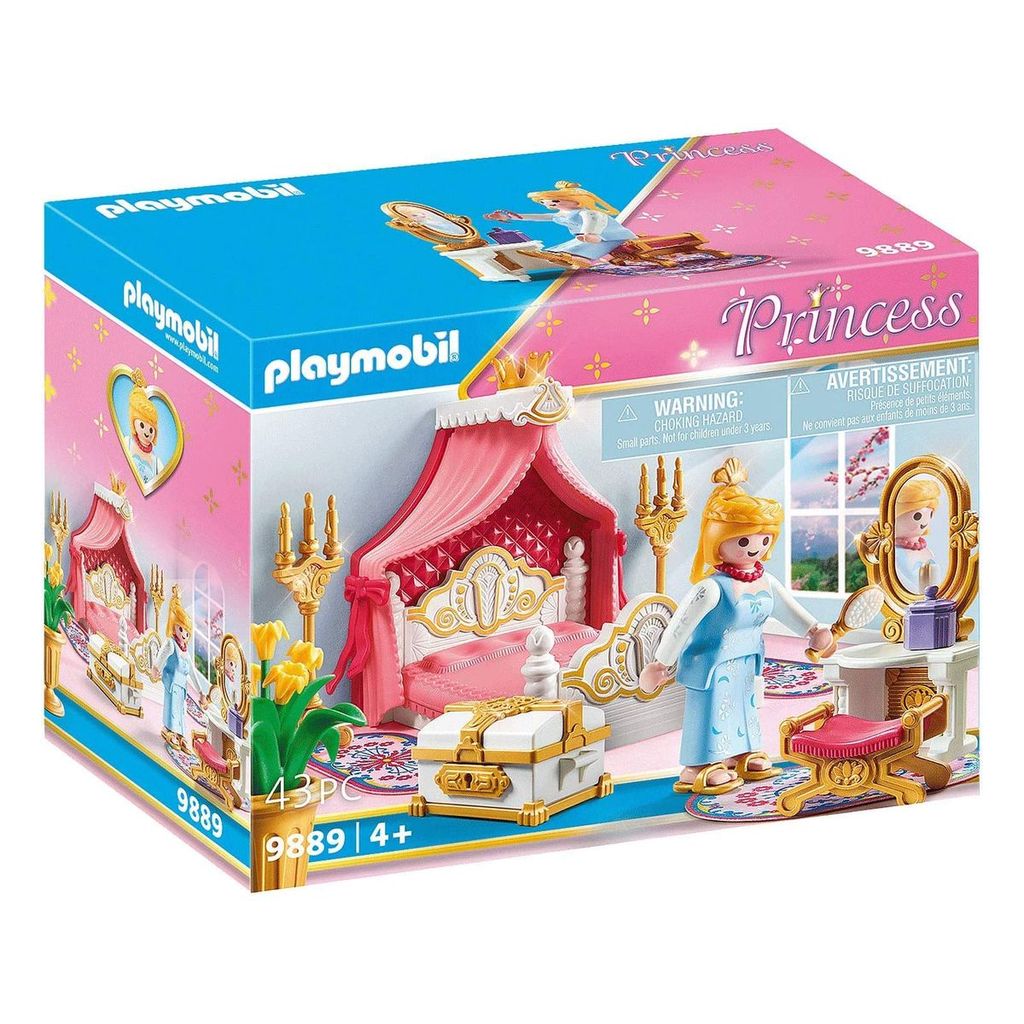 PLAYMOBIL 9889 - Princess - Schlafzimmer mit Himmelbett
