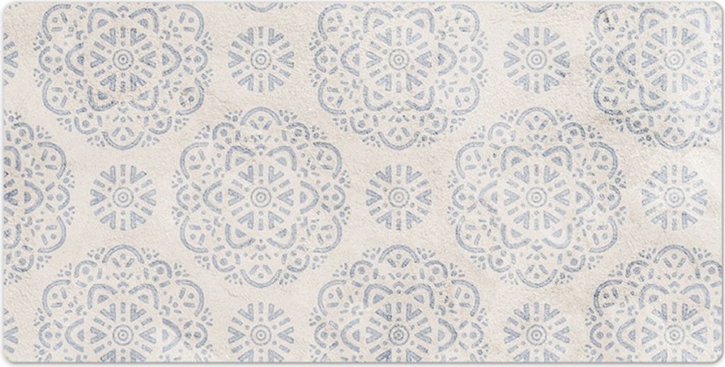 Tischunterlage - 90x45 cm - Schreibtischunterlage - Mauspad - Helles Mandala