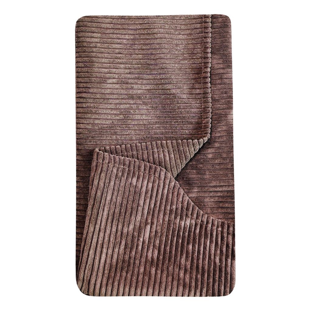 4L Textil Ersatzbezug aus Cord HUGO Premium-LINE Hundekorb Hundekissen Bezug Hundebett mit Bezug (Ersatzbezug, 100x80 cm, Dunkelbraun)