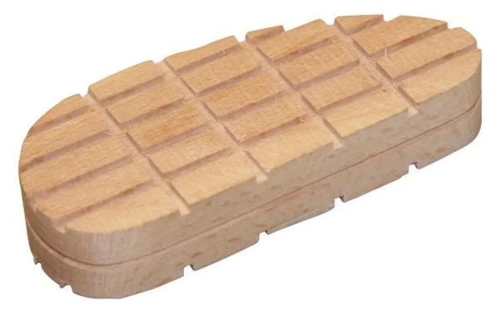 Bloc de Bois Kerbl Robuste pour Brosse de Massage Bovine Haute Résistance