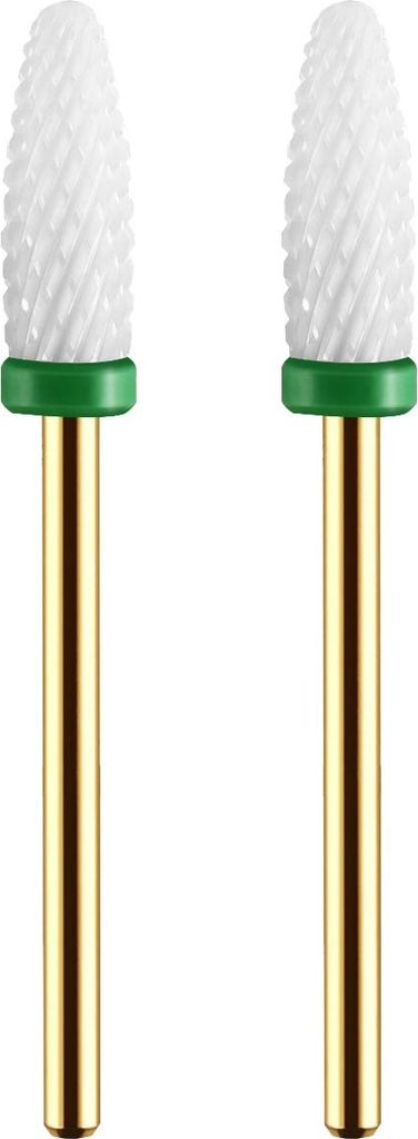 JCMASTER Premium Nagelfräser Aufsätze Keramik, 2.35mm Bits Grob Kegel Gelnägel Acryl Maniküre, Pediküre, Hornhaut Nagelmodellagen Profi Schl...