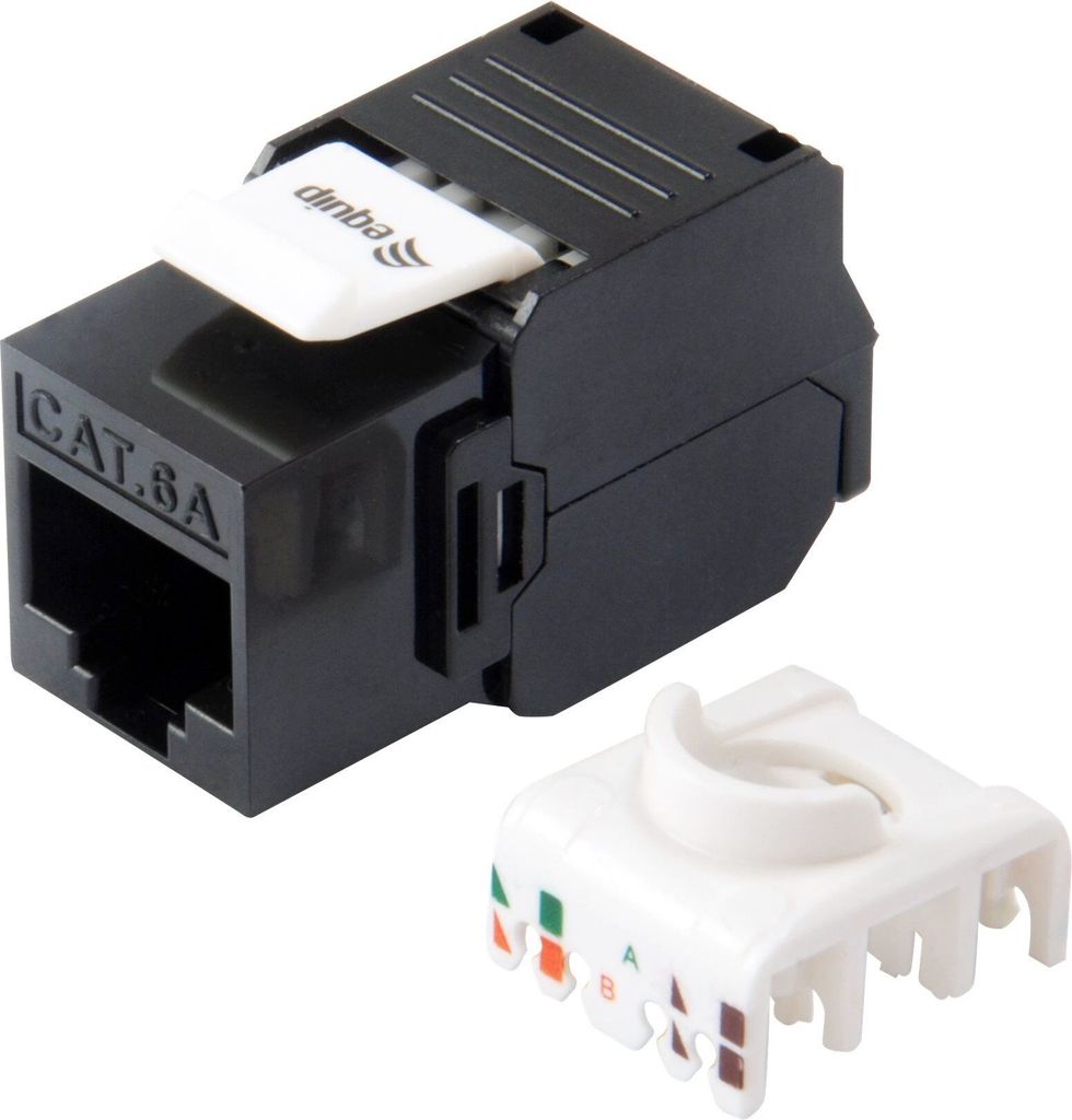 Equip Keystone Jack ungeschirmt Cat6A LSA wzf.8Stk sw