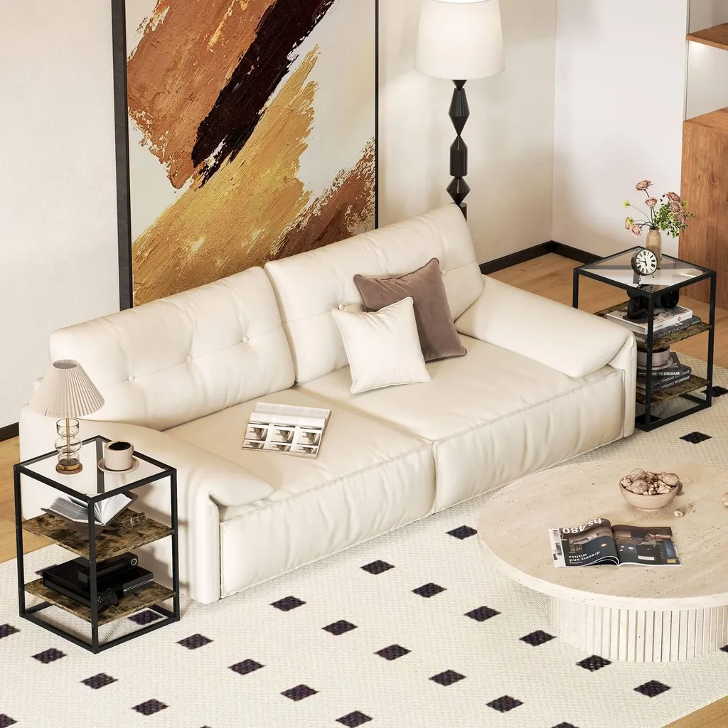 Petite table basse stable et robuste 3 niveaux pour gagner de l'espace - 2