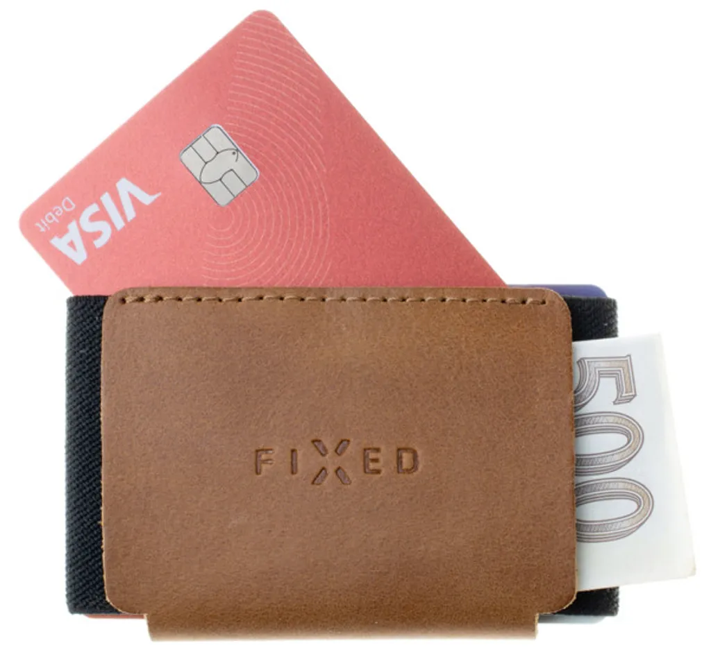 Ne perdez plus votre portefeuille avec le FIXED Tiny AirTag Marron - 2