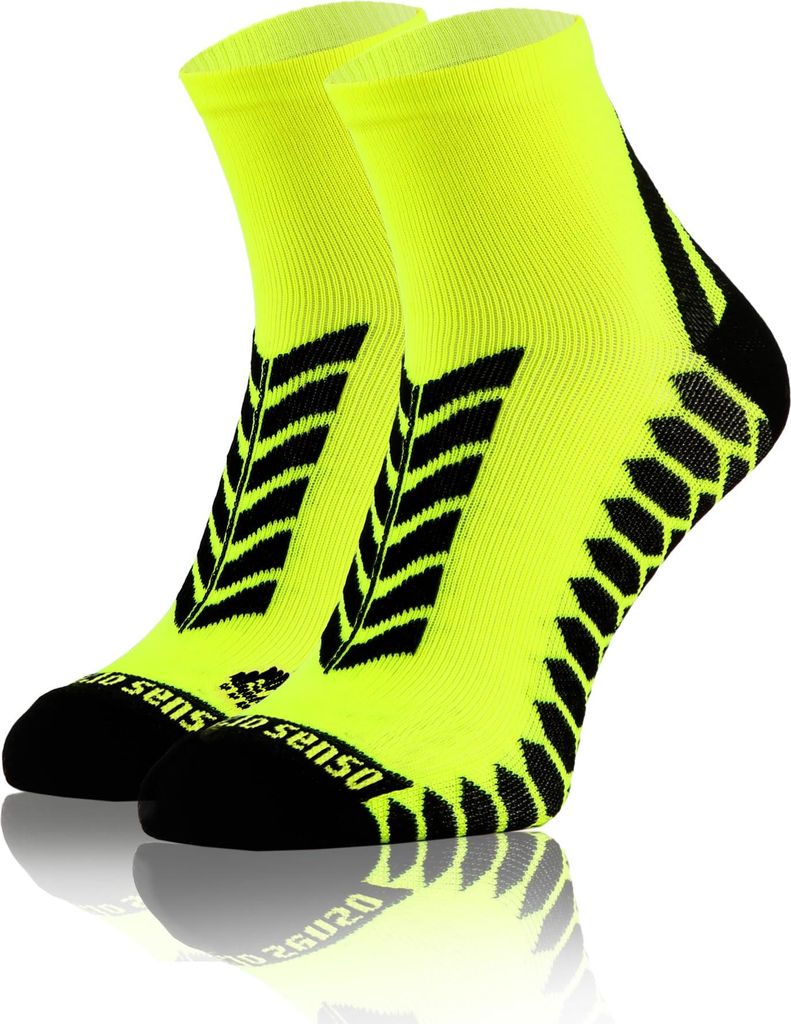 Sesto Senso Sportsocken – Bequeme, atmungsaktive Socken – Unisex für Damen und Herren, Größe 43-47, Gelb