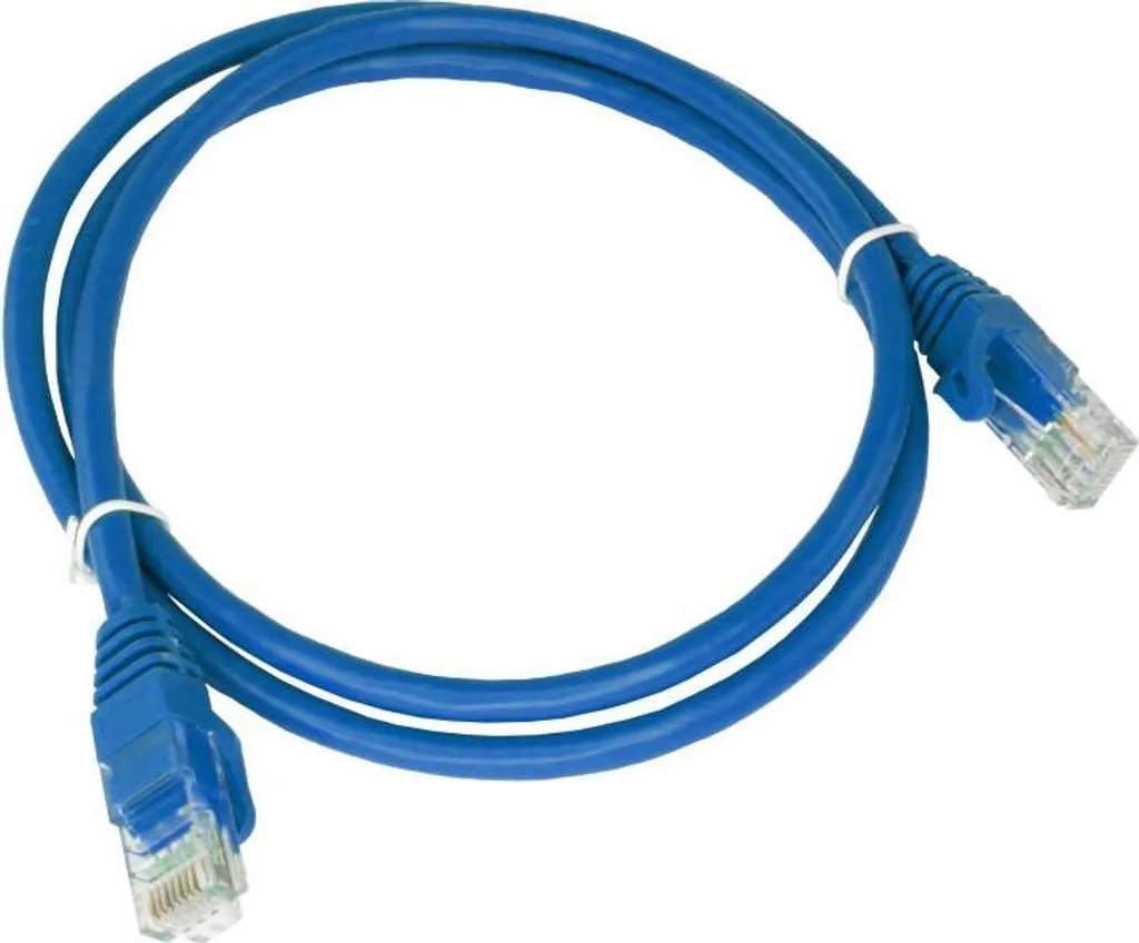 Cavo Ethernet 3m Blu Cat.6 U/UTP ALANTEC: Affidabilità RJ45 Certificata