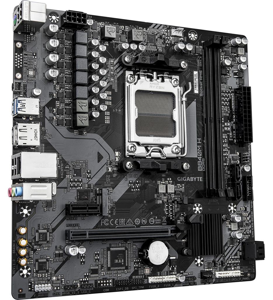 Gigabyte B840M H - Motherboard - micro ATX - Socket AM5 - Produktbild 