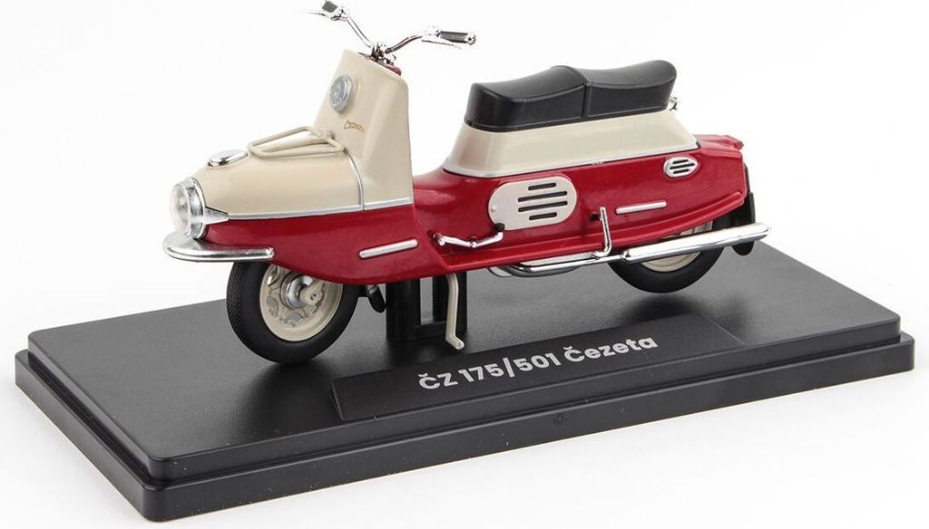 ČZ 175/501 (1958) Tmavočervená/svetlosivá ABREX 1:18 Obrázok produktu 