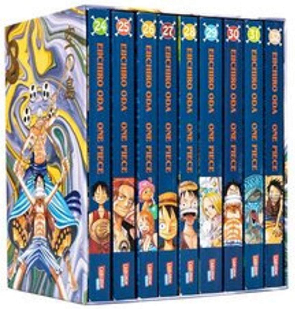 A collection of manga volumes in a slipcase.