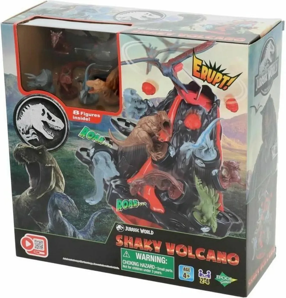 Jeu Jurassic World Shaky Volcano Epoch d'Enfance - Figurine de Dinosaure
