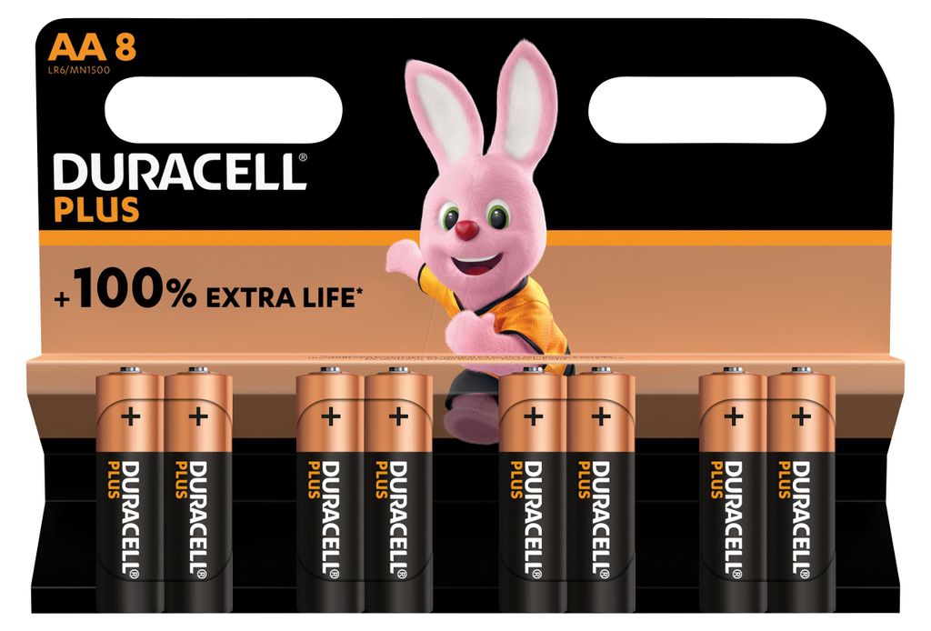 DURACELL Batterie Plus AA MN1500/LR6 8er Karte Immagine del prodotto 