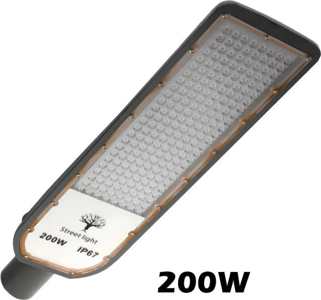 Projecteur LED 200W avec Support Orientable pour Éclairage Public