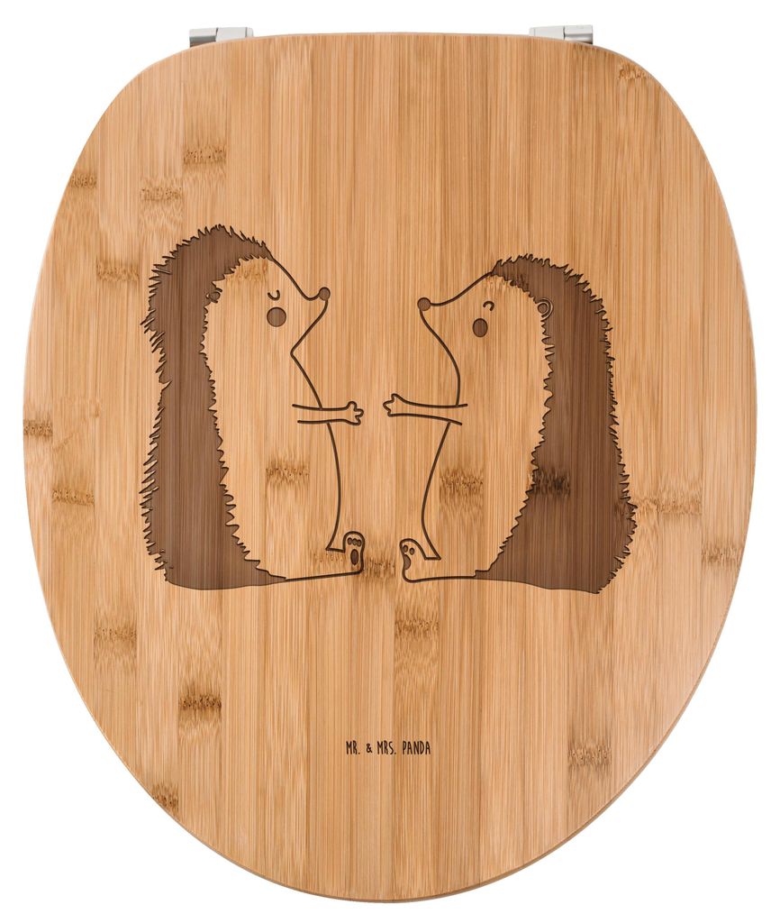 Mr. & Mrs. Panda Toilettendeckel Igel Liebe - Transparent - Produktbild 