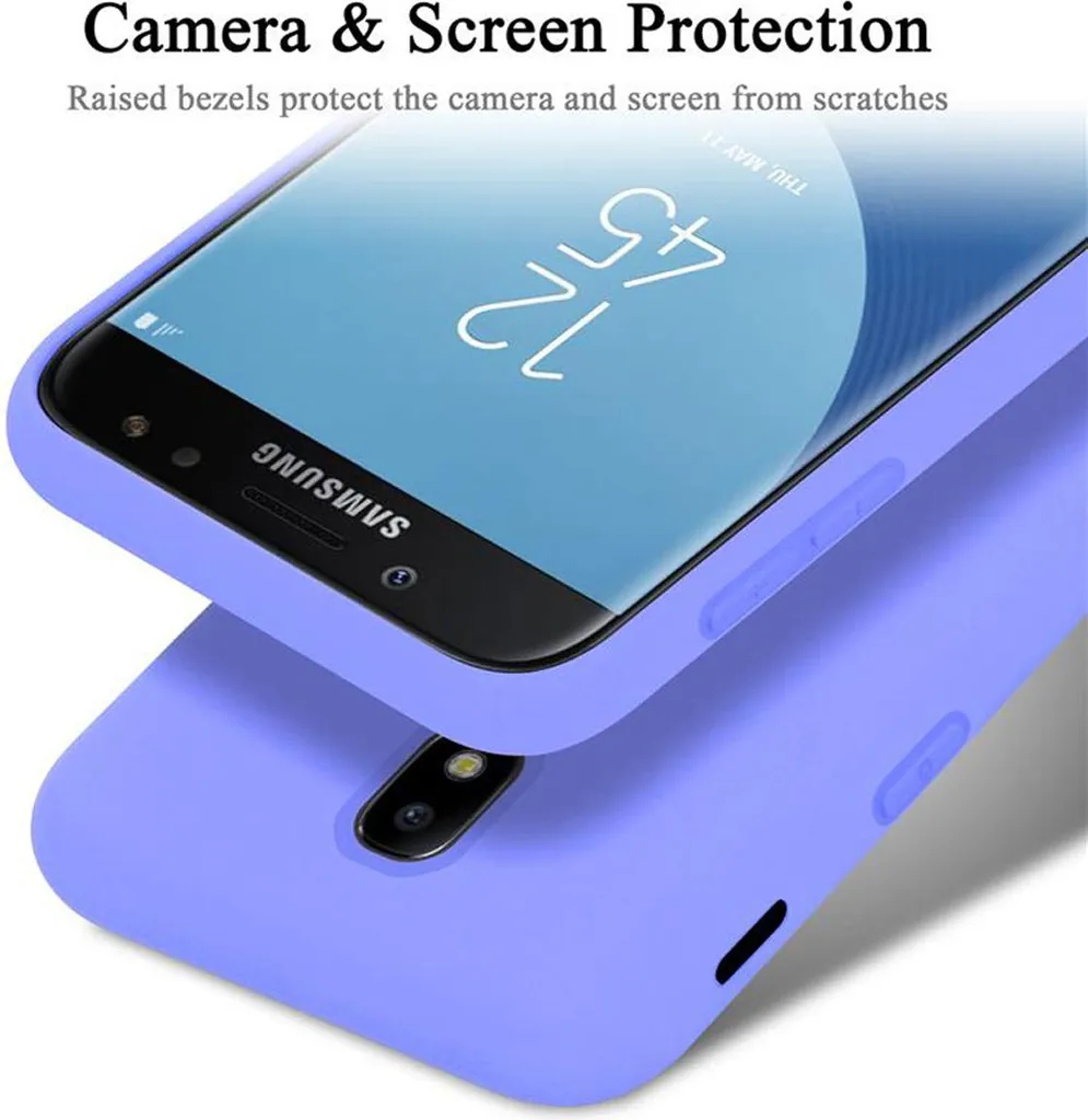 Custodia Protettiva Cadorabo Samsung J5 2017 Viola: TPU Anti-Shock - 5
