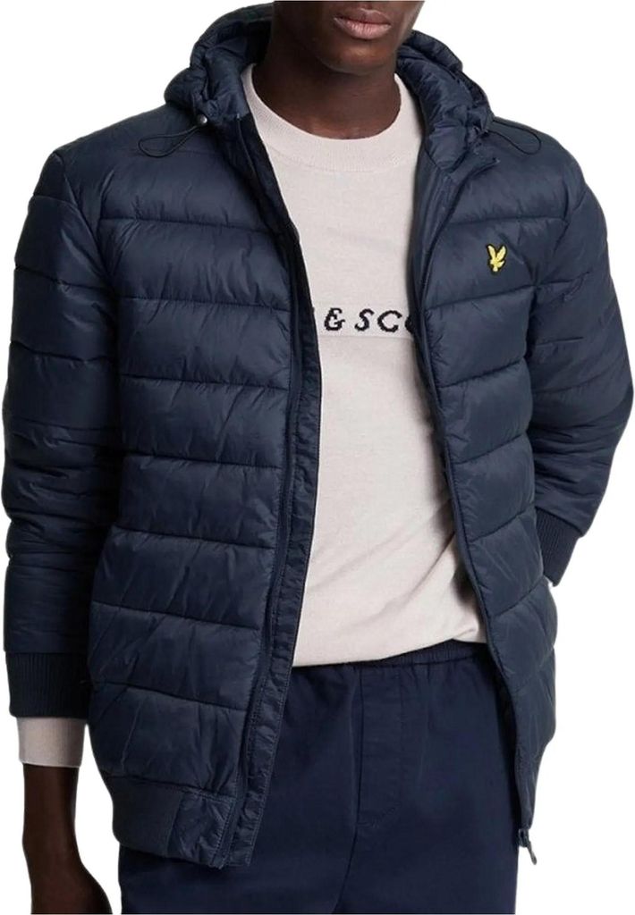 Lyle & Scott Jk1921v Steppjacke Blau L Mann Blau L