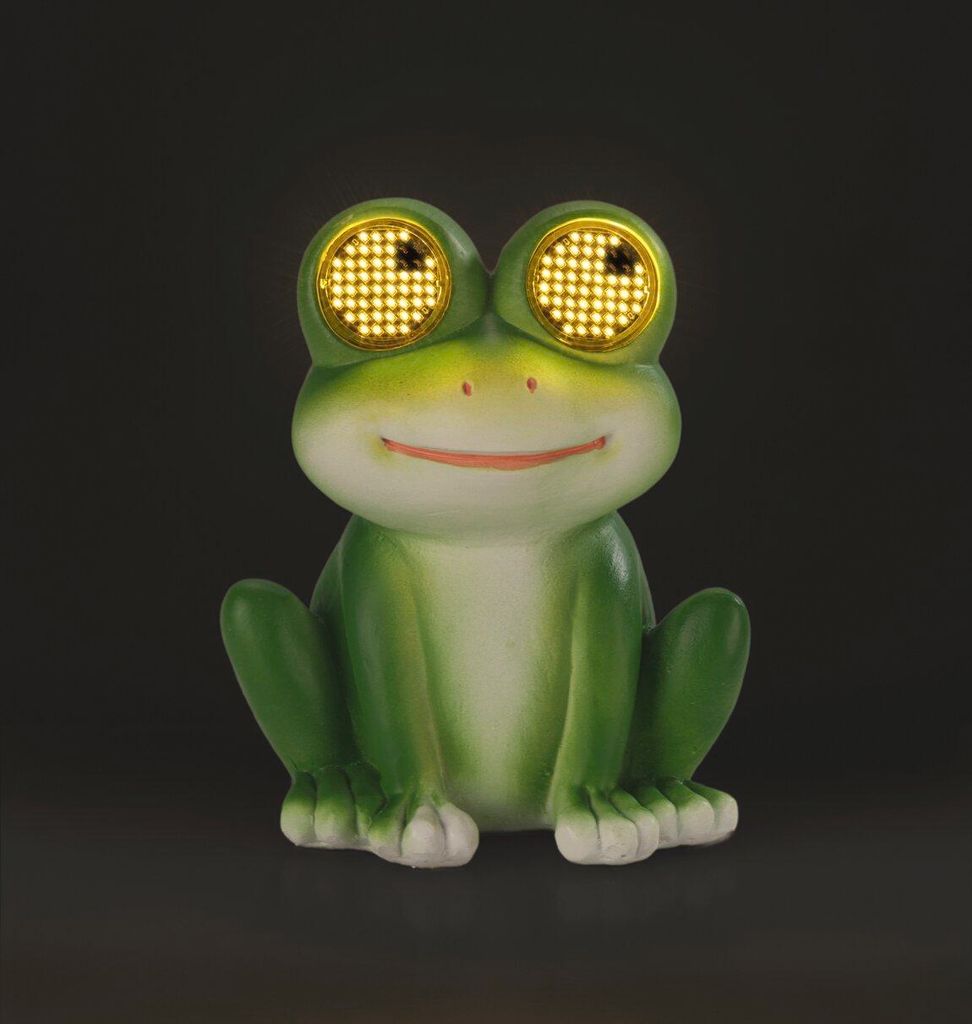 Maximex Solar Gartenfigur Frosch Mod. Blinky Eyes mit LED Produktbild 