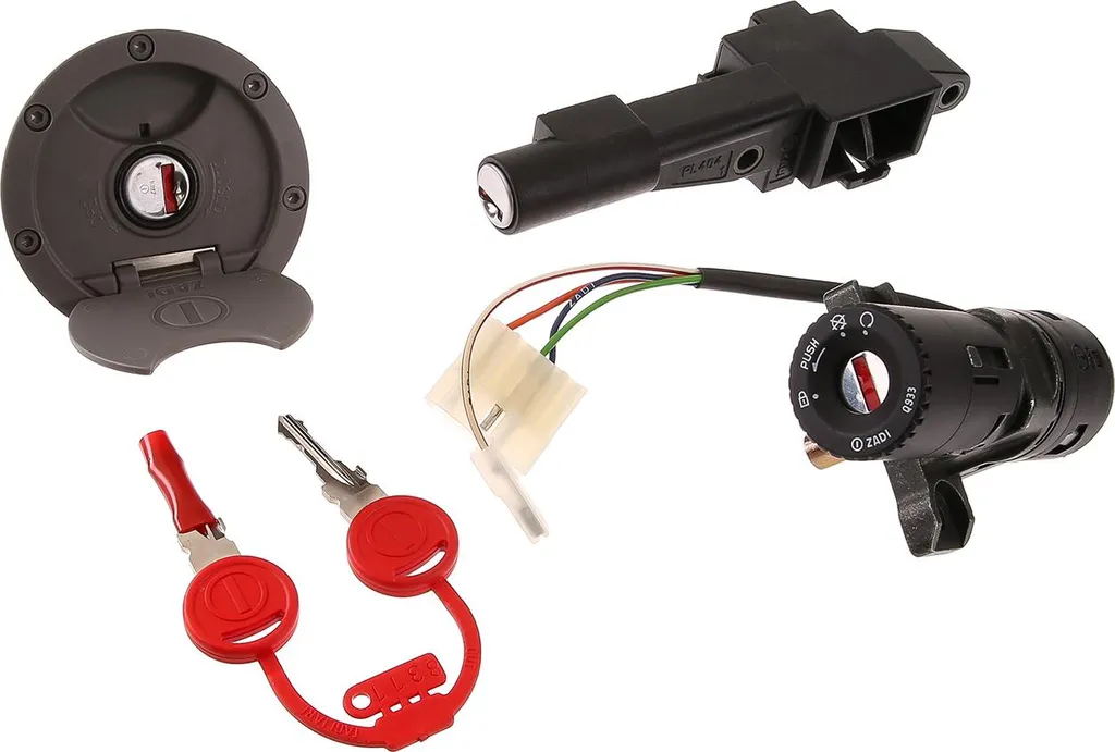Serrure Zadi Q1558 Robuste en Acier pour Simson Shikra 125 avec Clés