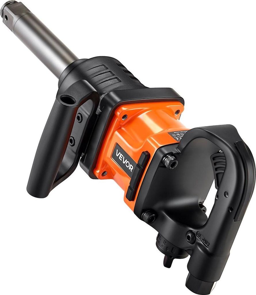 1-Zoll-Druckluft-Schlagschrauber, bis zu 2400 Nm Drehmoment zum Lösen von Muttern, 6000 U/min, 6-Gang-Druckluft-Schlagschrauber mit 152,4 mm verl...