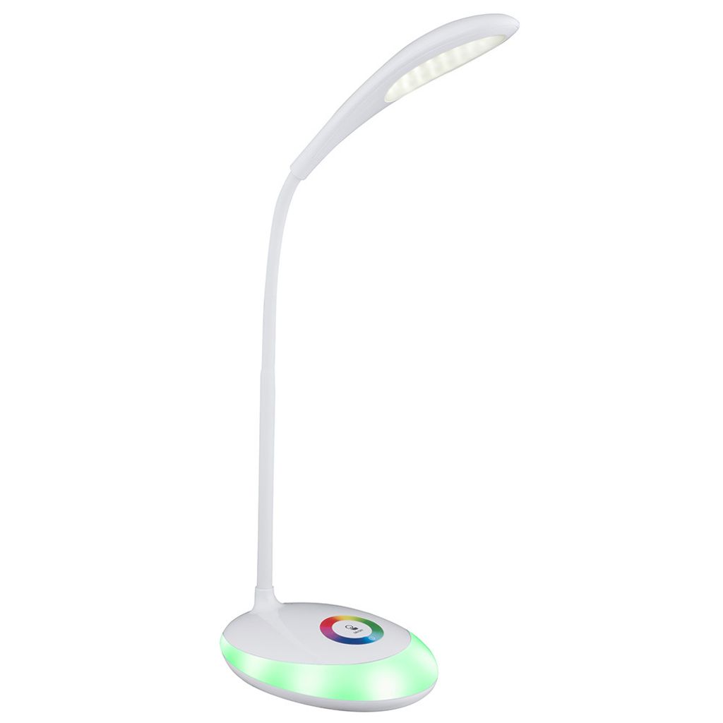 RGB LED Tischleuchte, Spot beweglich, Touchdimmer, H 48 cm, Produktbild 
