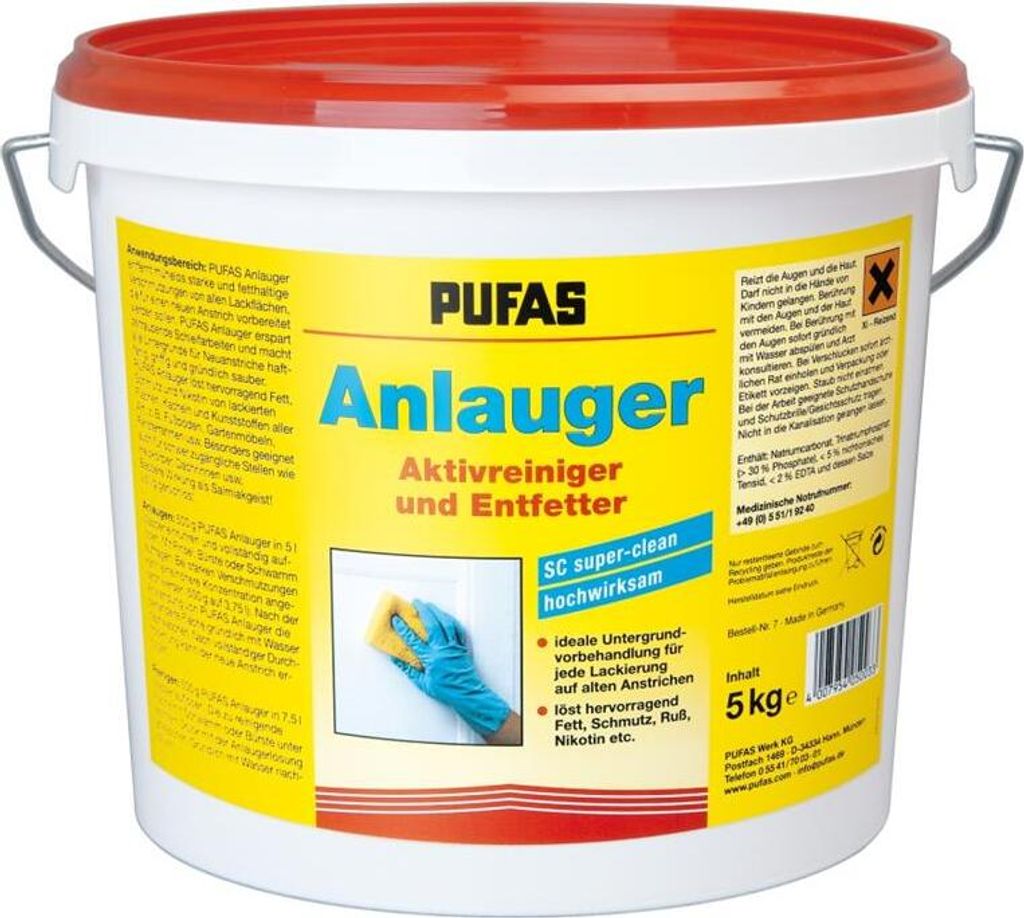 PUFAS Anlauger SC super-clean - Pulver - 5kg Produktbild 