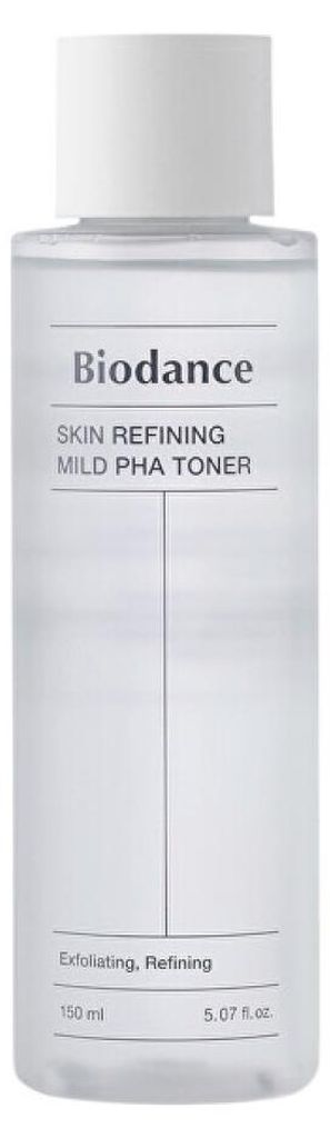 Biodance Skin Refining Mild PHA Toner 150ml Feuchtigkeitsspendend, Für empfindliche Haut geeignet, Sanfte Exfoliation, 8 % PHA-Säure, Stärkt die...